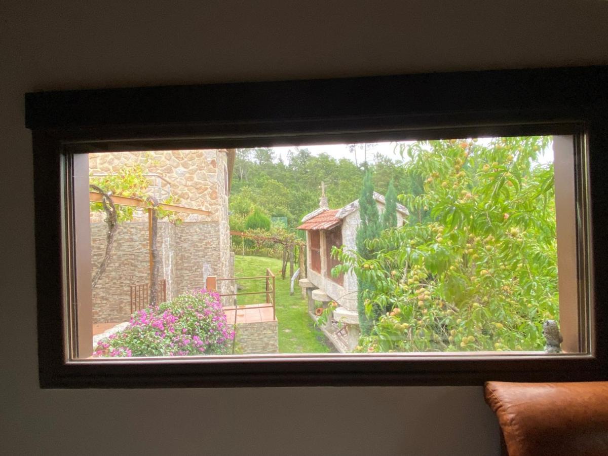 Casa Rural O Carballo Da Pedra La Caniza Esterno foto