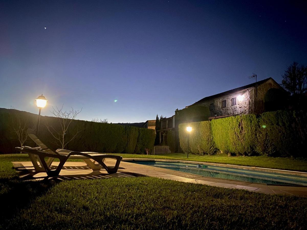 Casa Rural O Carballo Da Pedra La Caniza Esterno foto