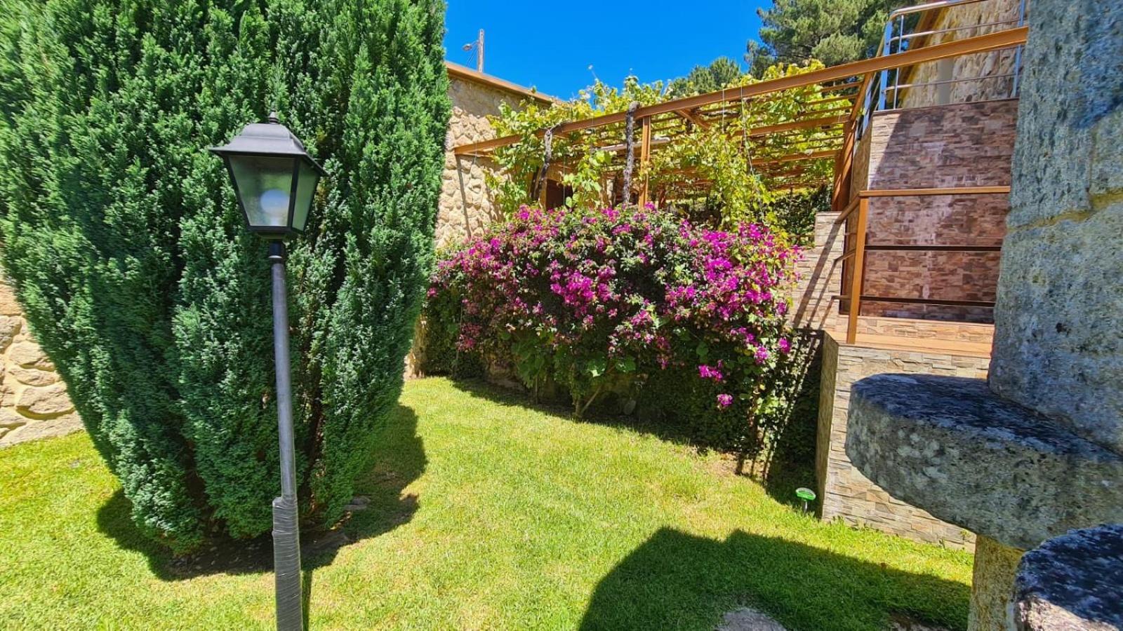 Casa Rural O Carballo Da Pedra La Caniza Esterno foto