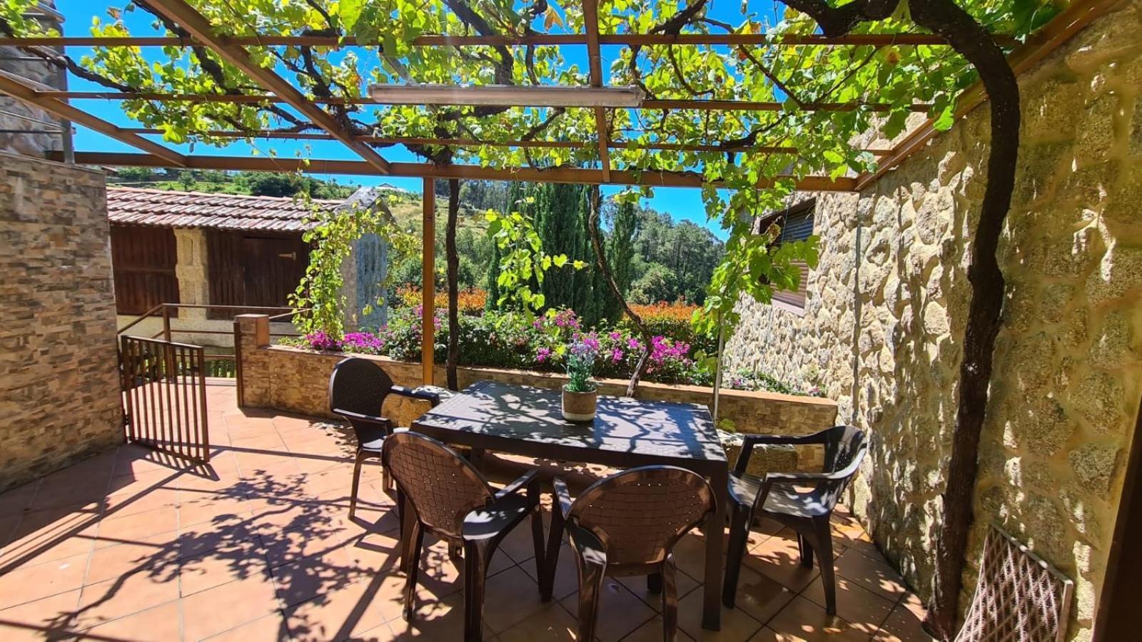 Casa Rural O Carballo Da Pedra La Caniza Esterno foto
