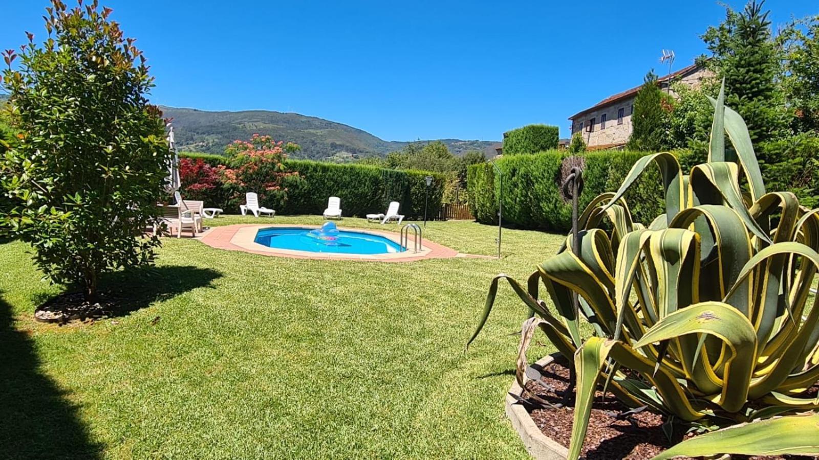 Casa Rural O Carballo Da Pedra La Caniza Esterno foto