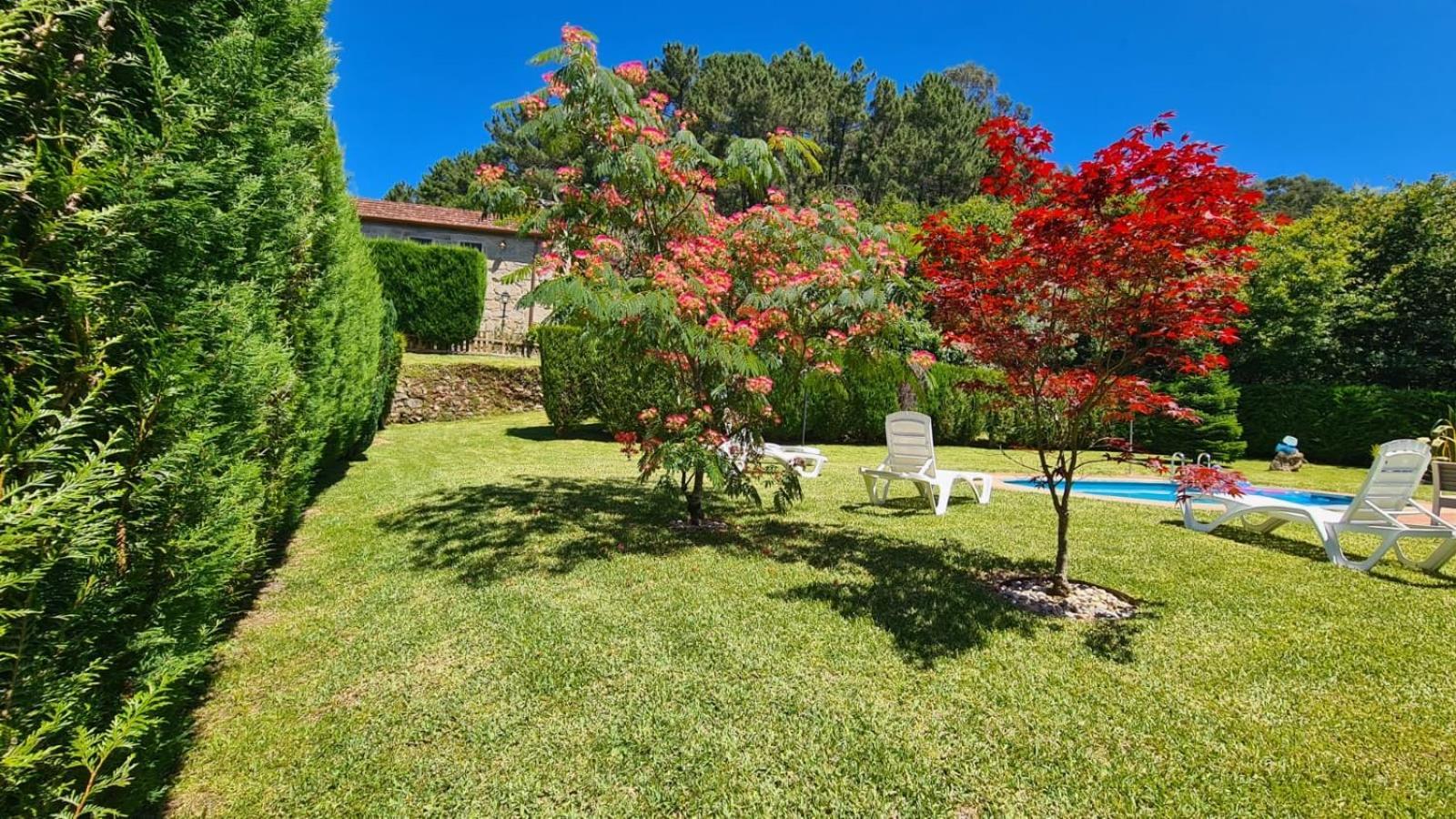 Casa Rural O Carballo Da Pedra La Caniza Esterno foto