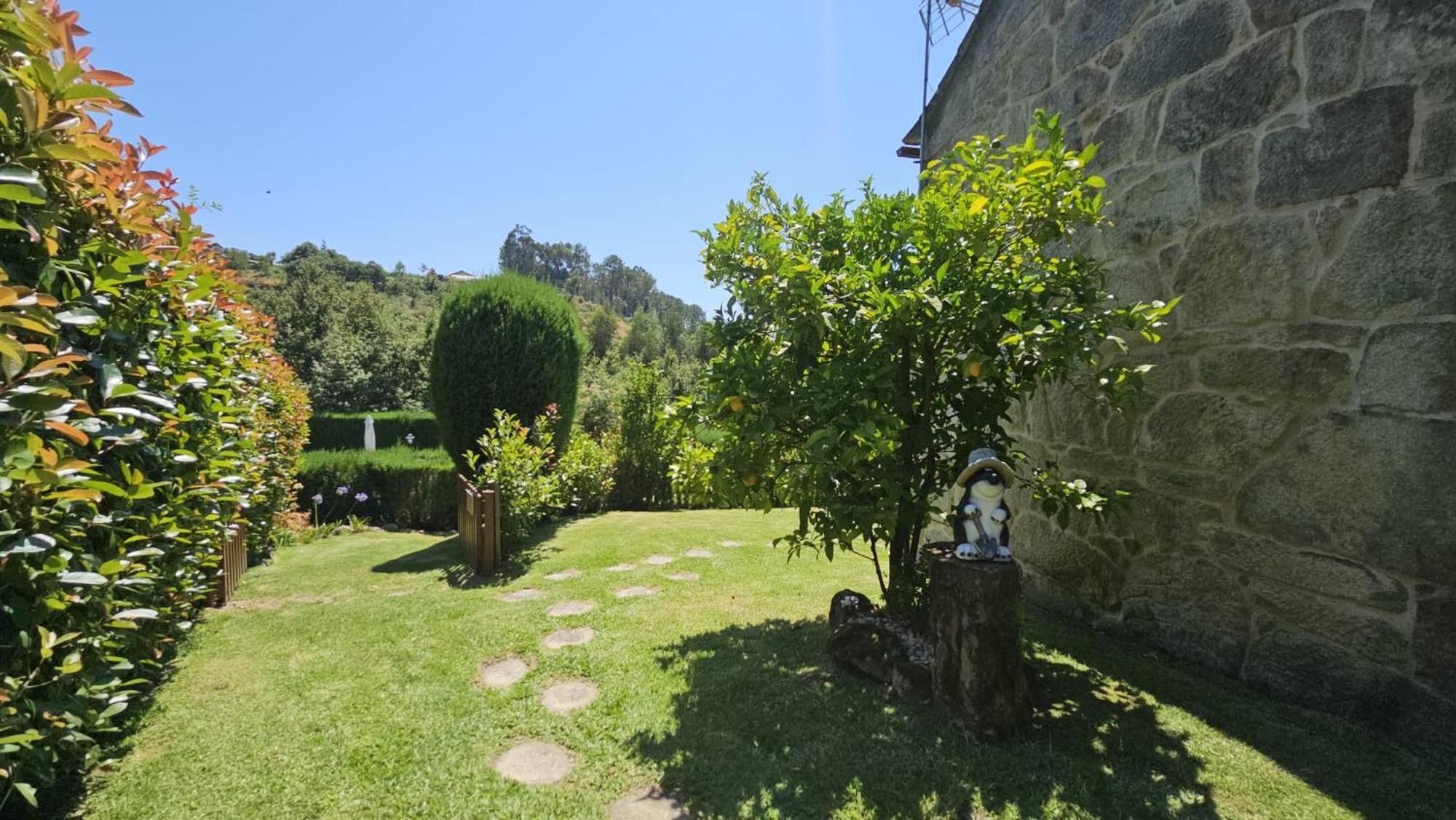 Casa Rural O Carballo Da Pedra La Caniza Esterno foto