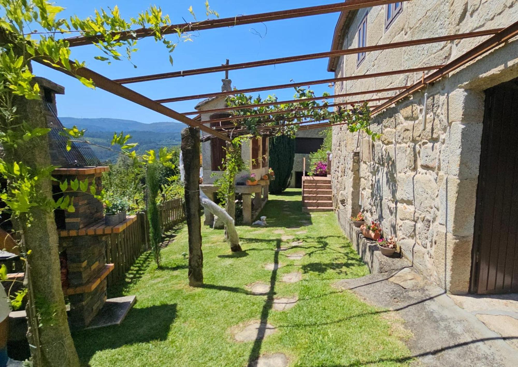 Casa Rural O Carballo Da Pedra La Caniza Esterno foto
